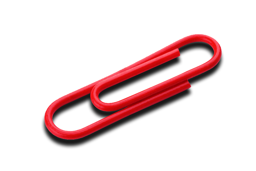 red paperclip png