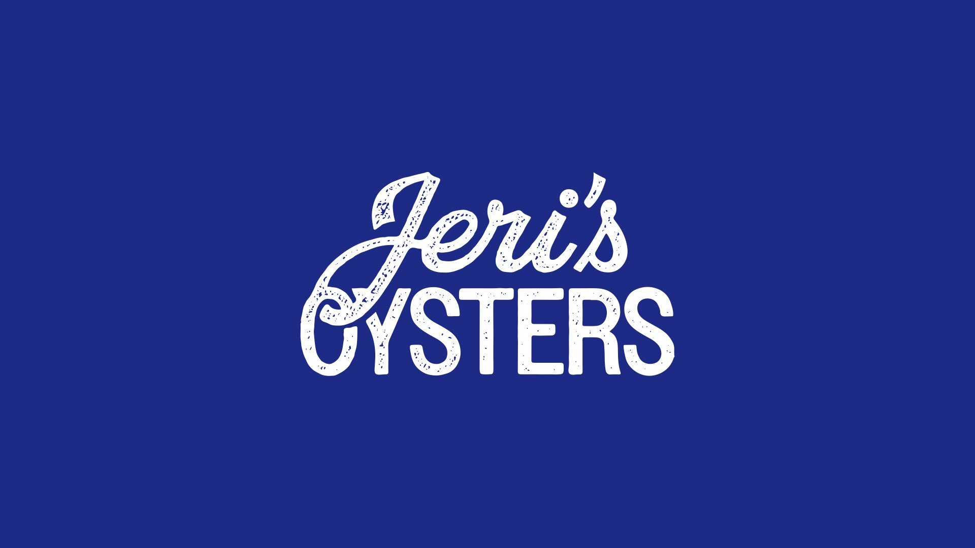 Jeri’s Oysters new logo by Tilted Chair