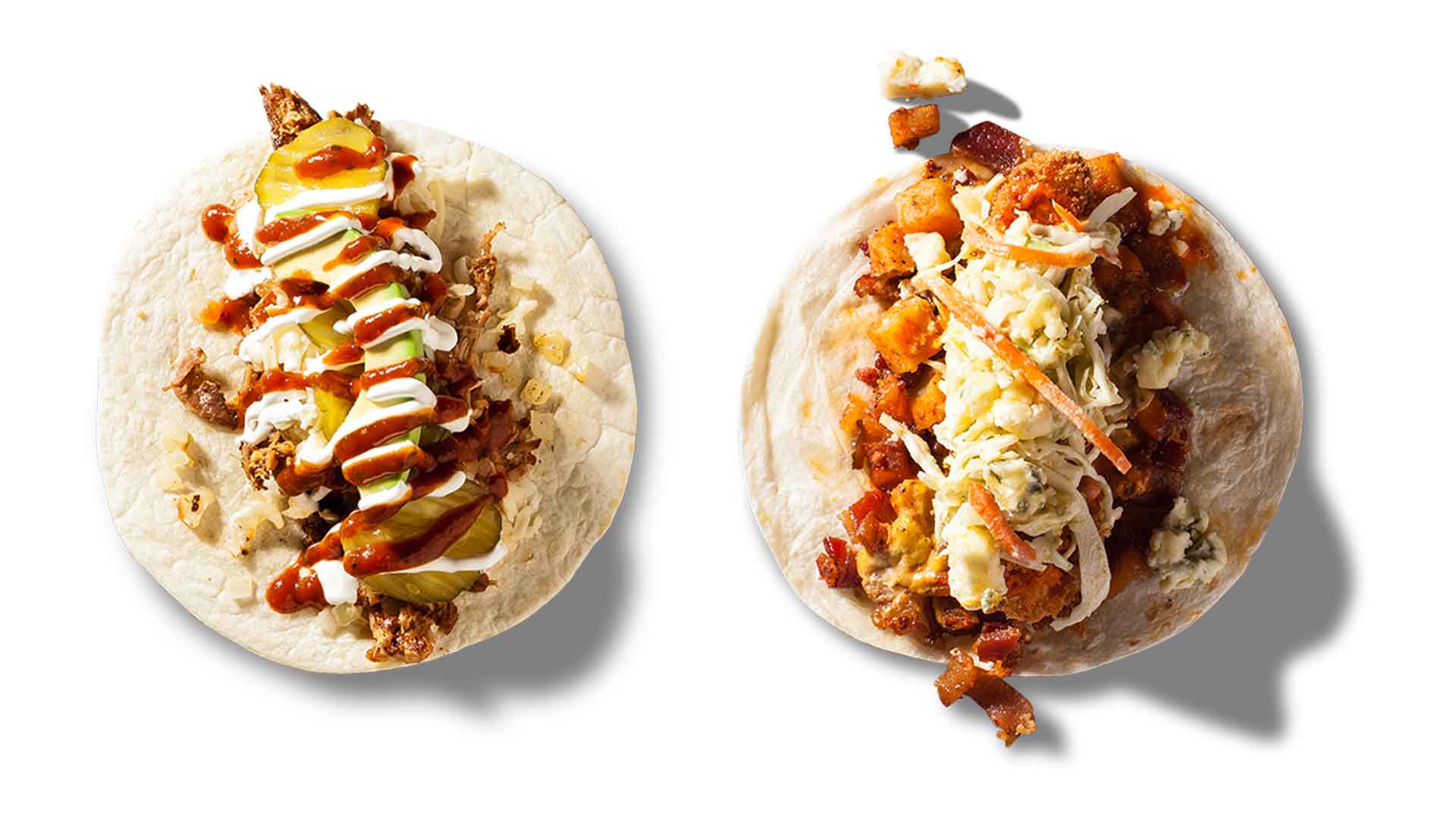 Product photography for Torchy's Tacos