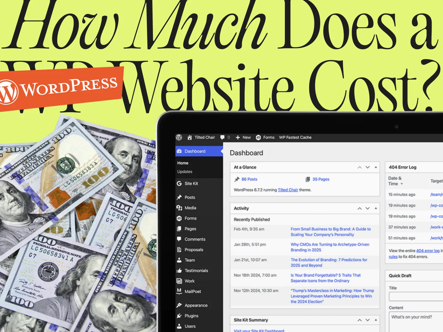 How Much Does a WordPress Website Cost?