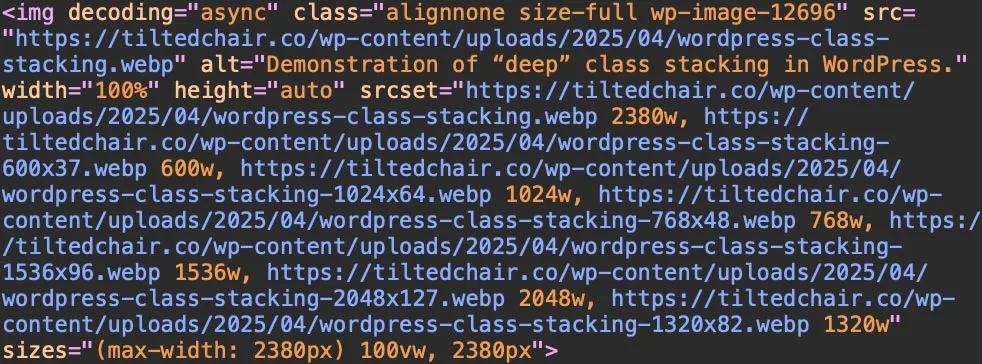 Clean, SEO-friendly filenames of images.