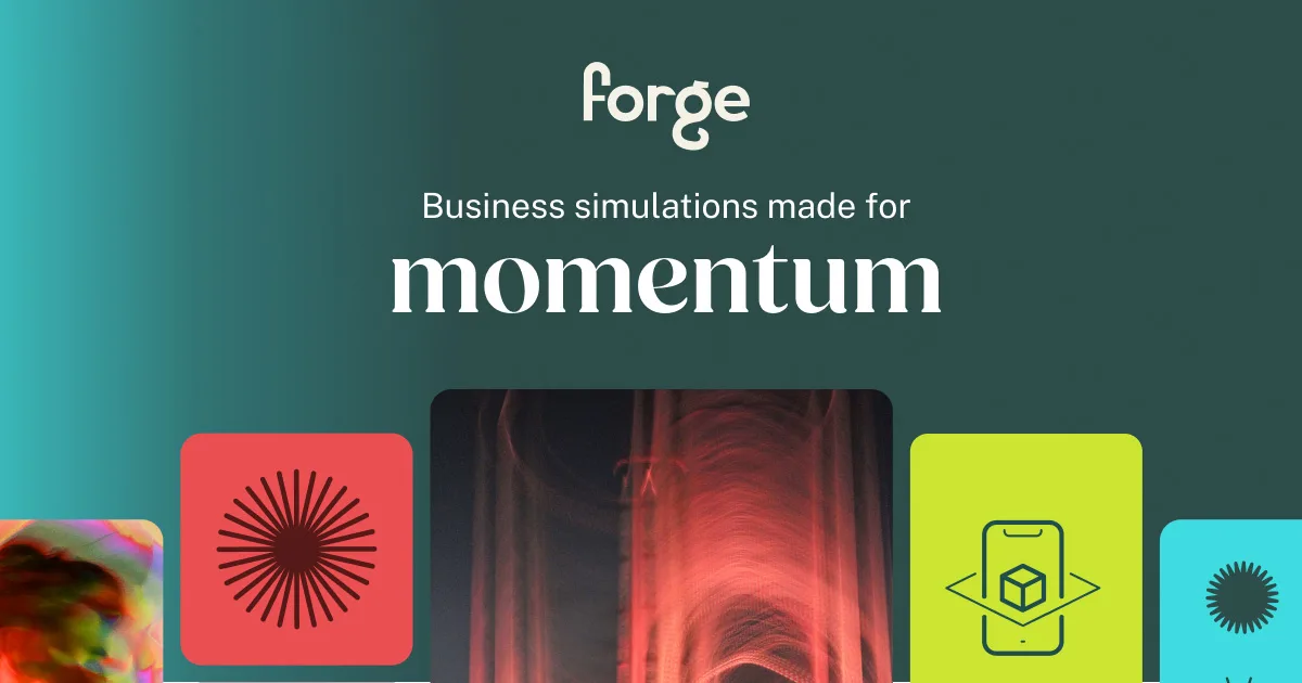 Forge business simulations platform open graph share image