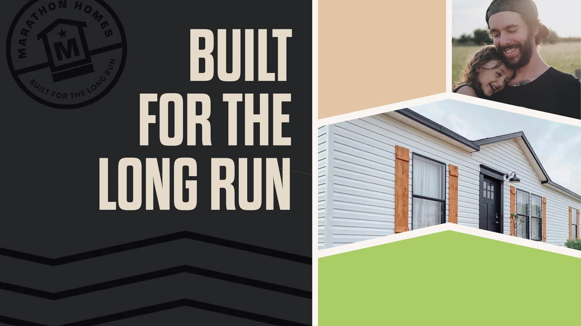 A key graphic for Marathon Homes by branding agency Tilted Chair.