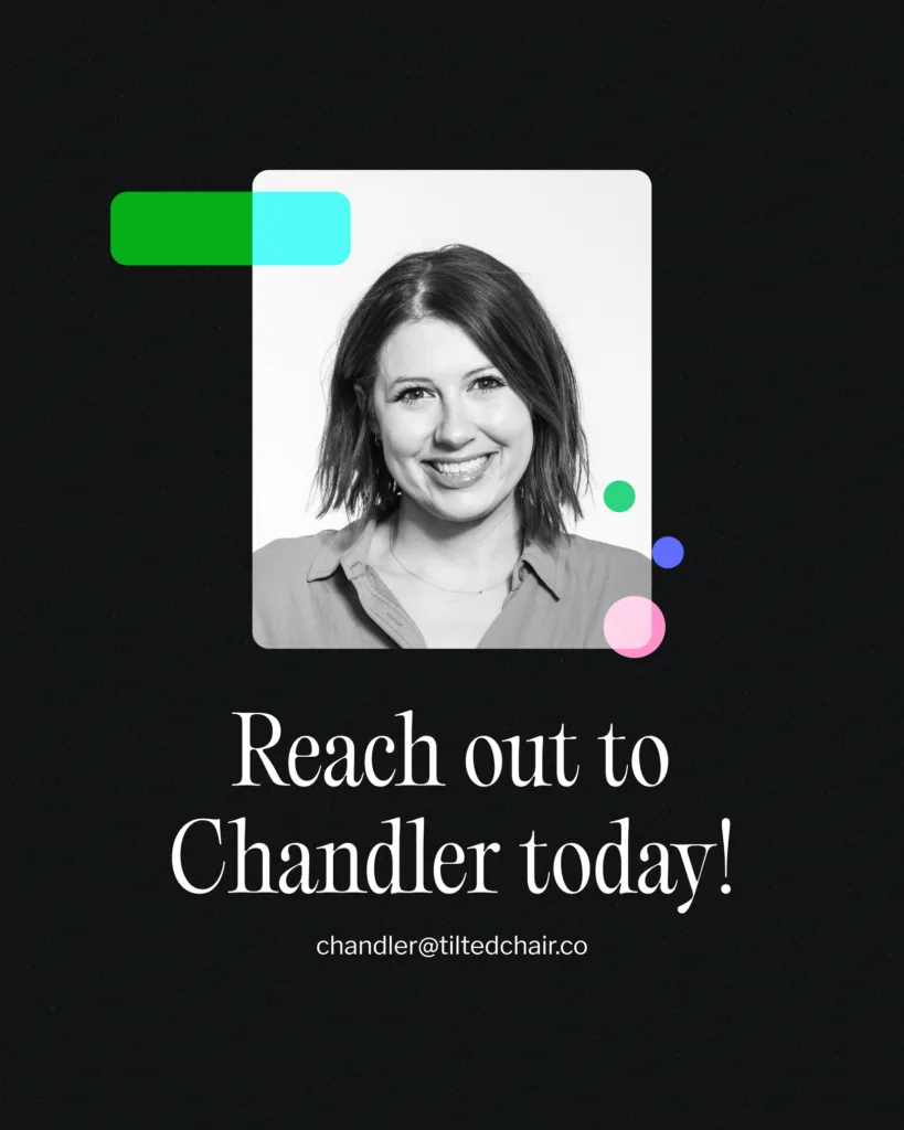 Chandler CTA "Reach out to Chandler today!"