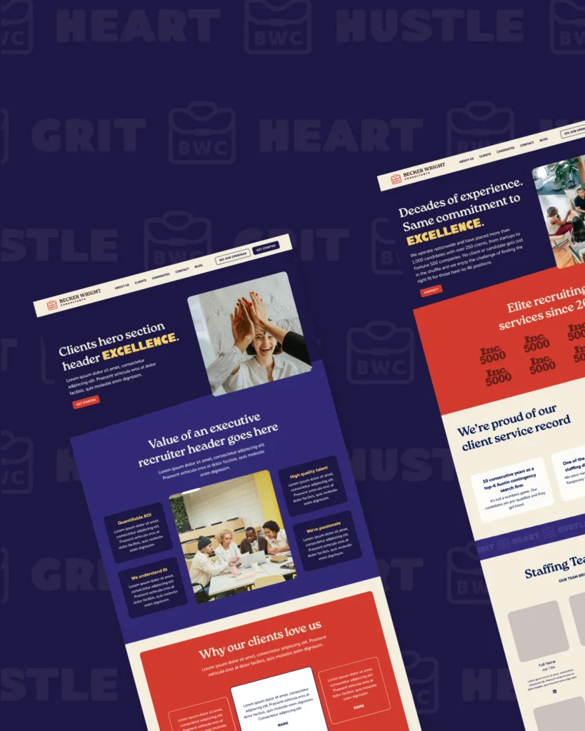 Becker Wright web design